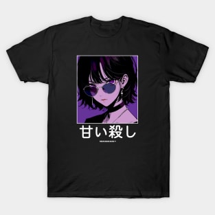 Stylish Japanese Girl Anime Aesthetic Streetwear T-Shirt